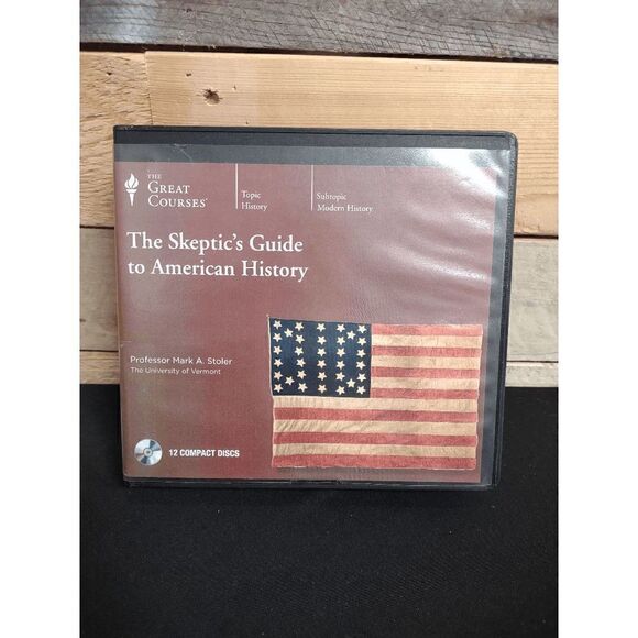 The Great Courses - The Skeptic's Guide to American History by Mark Stoler 12 CD - Picture 1 of 3